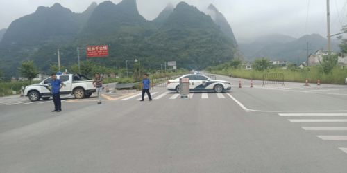 突發 陽朔高鐵站至興坪鎮公路禁止車輛通行